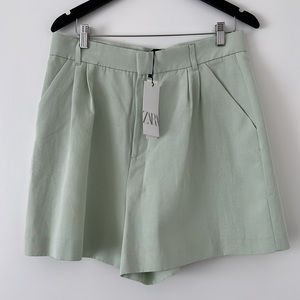 Zara high-waisted shorts